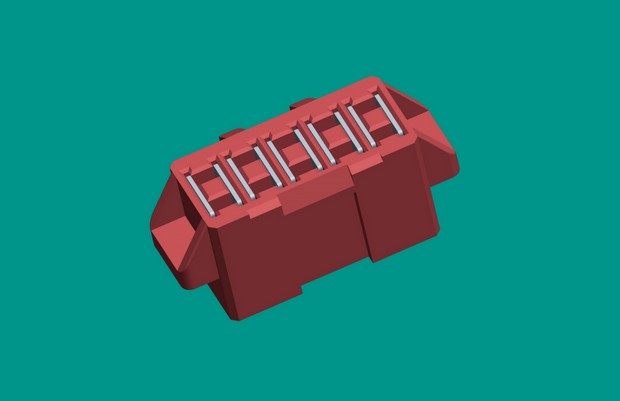 2.0mm跳線帽紅色（6號(hào)帽子）