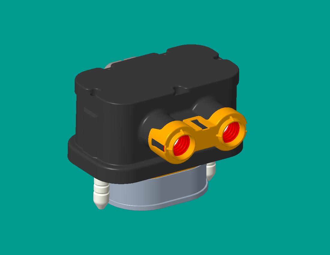 換電電池端連接器總成（億威）50mm2 側(cè)出線